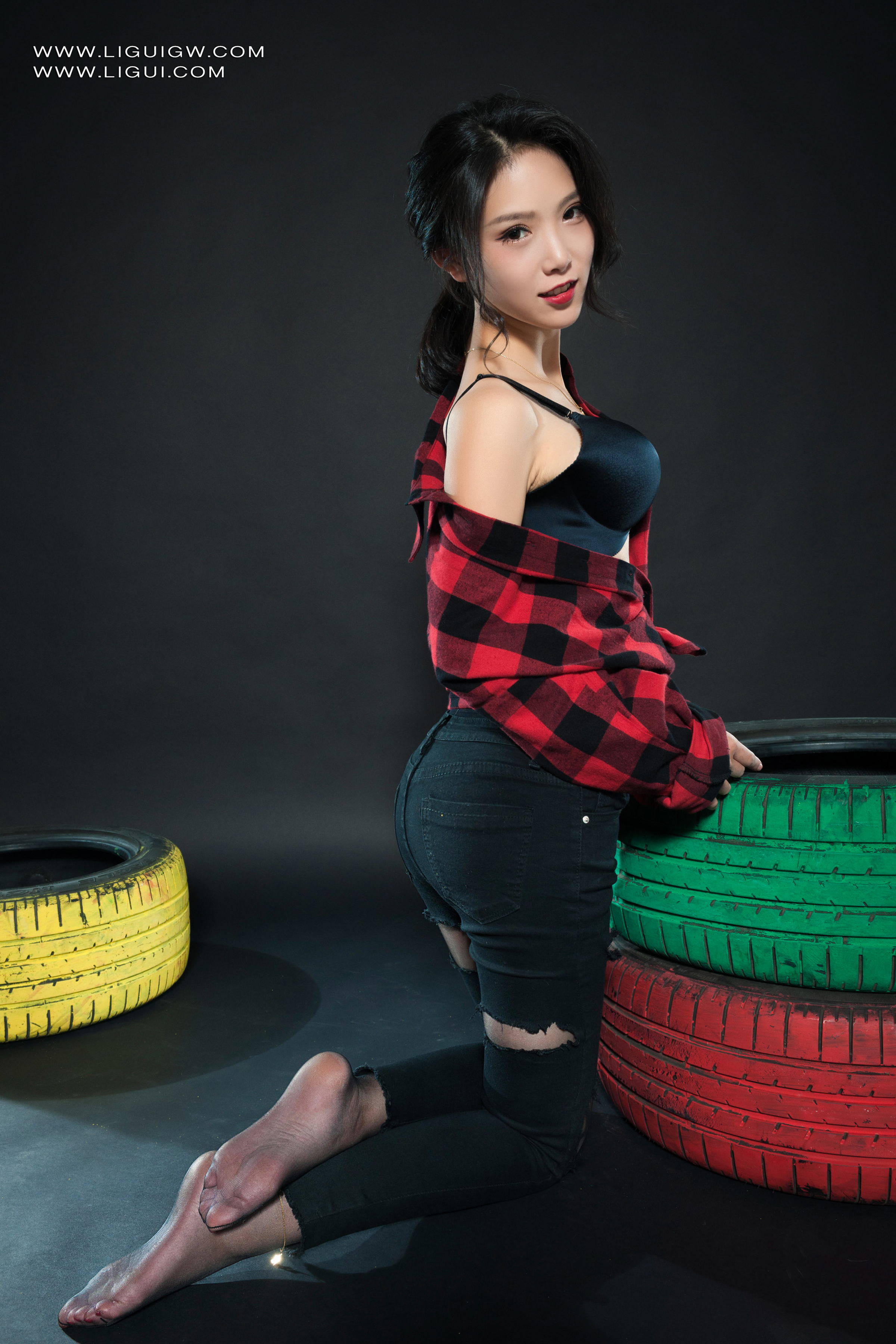 [Ligui丽柜] 2025.11.03《红与黑的激情碰撞》维拉 Weila第20张